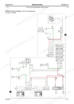 JCB_3CX_4CX_214e_214_215_217_Backhoe_Loader_Service_Manual_9803-3280.pdf-section-a-attachments-114-1.webp JCB 3CX backhoe loader Hi-Flow rockbreaker attachment electrical connections, non-servo machines (Section A Attachments)