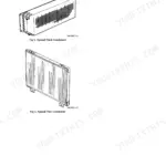 JCB 426, 435, 436, 446 wheel loader air conditioning technical data with typical thick and thin condenser