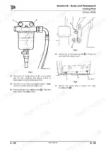 JCB_426_435_436_446_Wheeled_Loading_Shovel_Service_Manual_9803-4160.pdf-body-and-framework-271-1.webp JCB 426, 435, 436, 446 wheel loader cooling pack removal with front retaining bolts