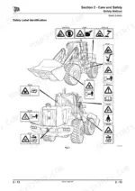JCB_426_435_436_446_Wheeled_Loading_Shovel_Service_Manual_9803-4160.pdf-care-and-safety-60-1.webp JCB 426, 435, 436, 446 wheel loader safety label identification