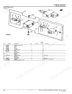 John_Deere_300D_310D_315D_Parts_Catalog_Backhoe_Loader_PC2321.pdf-backhoe-hydraulics-912.webp John Deere 300D, 310D, 315D backhoe loader exploded view of the backhoe locking control valve