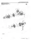 John Deere 310SJ backhoe loader Exploded view of the differential and rear axle housings, group 0201