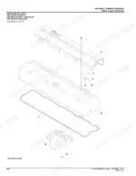 John_Deere_310SJ_Parts_Catalog_Backhoe_Loader_PC10068.pdf-engine-4045hl287-se503032-192-1.webp John Deere 310SJ backhoe loader Exploded view of the rocker arm cover on the 4045HL287 engine, group 0400A