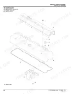 John_Deere_310SJ_Parts_Catalog_Backhoe_Loader_PC10068.pdf-engine-4045ht054-re528281-278-1.webp John Deere 310SJ backhoe loader Exploded view of the rocker arm cover on the 4045HT054 engine, group 0400B
