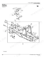 John_Deere_310SJ_Parts_Catalog_Backhoe_Loader_PC10068.pdf-frame-and-counterweights-696-1.webp John Deere 310SJ backhoe loader Exploded view of the main frame, group 1740