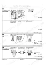 John_Deere_4050_4250_4450_4650_4850_Tractor_Operation_and_Test_Technical_Manual_TM1259.pdf-air-conditioning-and-heating-1030-1.webp John Deere 4050–4850 tractor Air conditioning diagnostic flowchart with condenser airflow, evaporator thermal bulb and gauge manifold checks