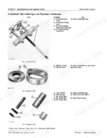 John Deere 8440, 8640 tractor crankshaft special tools with pullers and drivers illustrated