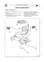 Landini Vision 80, 90, 100 tractor electronic power lift main components layout