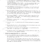 Liebherr A 900, A 902, A 912, A 922, A 942 hydraulic excavator air pressure system description and operating principle page, travel brake valve text
