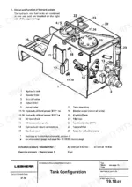 Liebherr_R900_R902_R912_R922_R932_R942_Litronic_Service_Manual_Hydraulic_Excavator_8502675.pdf-arrangement-of-tanks-1337.webp Liebherr R900, R902, R912, R922, R932, R942 Litronic hydraulic excavator Tank configuration drawing with hydraulic and fuel tank parts list