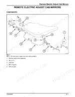 Massey_Ferguson_9695_9795_Workshop_Service_Manual_Rotary_Combine_4283358M1.pdf-cab-and-hvac-2415.webp Massey Ferguson 9695, 9795 rotary combine remote electric adjust cab mirror components diagram