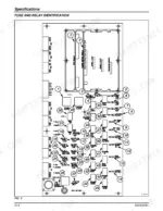 Massey_Ferguson_9895_Workshop_Service_Manual_Rotary_Combine_4283043M1.pdf-electrical-1754.webp Massey Ferguson 9895 rotary combine fuse and relay identification panel diagram
