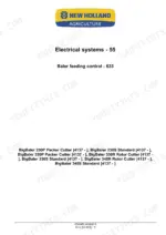New_Holland_230_330_340_BigBaler_Square_Baler_Service_Manual_47969453.pdf-baler-feeding-control-644-1.webp New Holland BigBaler 230–340 square baler Electrical systems section title page for baler feeding control with applicable model variants