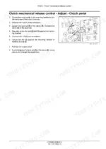 New_Holland_65_75_Power_Star_Tier_4B_Final_Service_Manual_Tractor_51505365.pdf-clutch-152.webp New Holland PowerStar 65, PowerStar 75 tractor clutch pedal cable adjustment procedure with numbered components