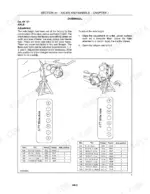 New_Holland_BR7060_BR7070_BR7080_BR7090_Round_Baler_Service_Manual_84217330.pdf-axles-and-wheels-351.webp New Holland BR7060-BR7090 Series round baler axle height adjustment page with wide axle bolt position charts by bale size, tire and pickup
