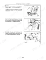 New_Holland_BR7060_BR7070_BR7080_BR7090_Round_Baler_Service_Manual_84217330.pdf-frame-285.webp New Holland BR7060-BR7090 Series round baler tailgate removal steps with photos of the net box, belt tension spring and take-up arm