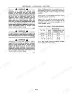 New_Holland_BR7060_BR7070_BR7080_BR7090_Round_Baler_Service_Manual_84217330.pdf-hydraulics-221.webp New Holland BR7060-BR7090 Series round baler hydraulic safety warnings and hydraulic line fittings torque specification table