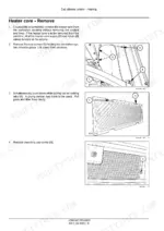 New_Holland_CR6.80_CR6.90_CR7.90_CR8.90_CR9.90_Service_Manual_Combine_47865347.pdf-cab-climate-control-1094.webp New Holland CR6.80, CR6.90, CR7.90, CR8.90, CR9.90 combine heater core removal steps with ventilation shield and grate