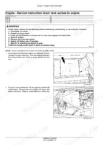 New_Holland_CR6.80_CR6.90_CR7.90_CR8.90_CR9.90_Service_Manual_Combine_47865347.pdf-engine-46.webp New Holland CR6.80, CR6.90, CR7.90, CR8.90, CR9.90 combine grain tank access to engine with locking fasteners and shields