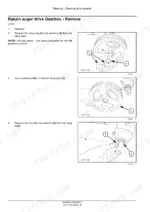 New_Holland_CR6080_Service_Manual_Combine_47454930.pdf-cleaning-2354.webp New Holland CR6080 combine return auger gearbox pulley, snap ring and key removal steps