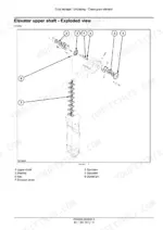 New_Holland_CR6080_Service_Manual_Combine_47454930.pdf-crop-storage-and-unloading-2433.webp New Holland CR6080 combine exploded view of elevator upper shaft, sprockets and chain