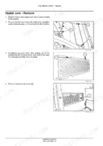 New_Holland_CR7.80_CR7.90_CR8.80_CR8.90_CR9.80_CR9.90_CR10.90_Tier_4_Stage_IV_Tier_2_Revalation_Service_Manual_Combine_51602540.pdf-cab-climate-control-995.webp New Holland CR7.80, CR7.90, CR8.80, CR8.90, CR9.80, CR9.90, CR10.90 combine heater core removal steps with ventilation shield, grate and cap screw photos