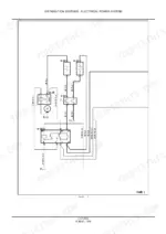 New Holland CX720–CX880 combine Electrical schematic frame with batteries, relay, starter motor and wiring