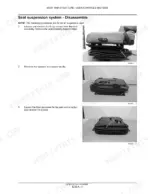New_Holland_D75_D85_D95_Repair_Manual_87364107.pdf-body-and-structure-e-935.webp New Holland D75, D85, D95 crawler dozer Air suspension seat disassembly steps with photos