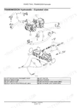 New_Holland_D85B_D95B_Tier_3_Crawler_Dozer_Repair_Manual_87728447NA.pdf-drive-shaft-and-hydrostatic-transmission-913-1.webp New Holland D85B and D95B crawler dozer hydrostatic transmission pumps and motors exploded view
