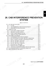 New_Holland_E135BSR_Service_Manual_Hydraulic_Excavator_84396007A.pdf-cab-interference-prevention-system-442-1.webp New Holland E135BSR excavator cab interference prevention section title and contents page