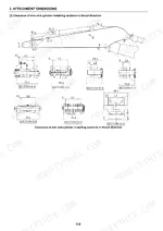 New_Holland_E140CSR_Service_Manual_Crawler_Excavator_47381457A.pdf-attachment-dimensions-42-3.webp New Holland E140CSR crawler excavator clearance of arm and cylinder installing sections, thrust direction