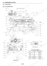 New_Holland_E140CSR_Service_Manual_Crawler_Excavator_47381457A.pdf-components-system-208-3.webp New Holland E140CSR crawler excavator regulator construction cross-section with tightening torque table