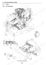 New Holland E160C Blade Runner excavator air conditioner piping layout with numbered parts and detail views