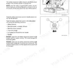 New Holland E26C mini excavator battery disconnect switch location in engine compartment with switch position diagram and usage notes