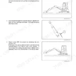 New Holland E33C mini excavator boom cylinder internal leakage check