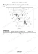 New_Holland_L218_L220_Skid_Steer_Loader_Service_Manual_47711684.pdf-brakes-252-1.webp New Holland L218 and L220 skid steer valve locations on the loader frame, including ride control and self-level valves