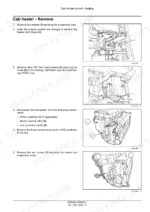New_Holland_Speedrower_200_240_Service_Manual_Self-Propelled_Windrower_47698329.pdf-cab-climate-control-525.webp New Holland Speedrower 200, Speedrower 240 self-propelled windrower cab heater removal steps with HVAC box illustrations