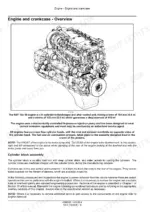 New_Holland_Speedrower_200_240_Service_Manual_Self-Propelled_Windrower_47698329.pdf-engine-56.webp New Holland Speedrower 200, Speedrower 240 self-propelled windrower six-cylinder turbocharged diesel engine overview illustration