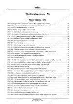 New Holland Speedrower 220, 260 windrower fault code index page