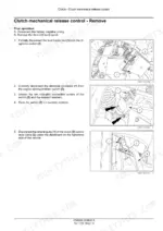 New_Holland_T4030V_T4040V_Service_Manual_Tractor_47888352.pdf-clutch-36-1.webp New Holland T4030V, T4040V tractor clutch mechanical release control removal procedure