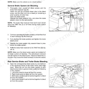 New Holland T6.125, T6.145, T6.155, T6.165, T6.175, T6.180 tractor hydraulic brake system bleeding procedure with reservoir and valve photos