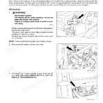 New Holland T7.290, T7.315 tractor brake system bleeding procedure with pressure warning and hose connection photos