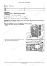 New_Holland_T8.270_T8.295_T8.325_T8.355_T8.385_Service_Manual_Tractor_84417609.pdf-engine-24.webp New Holland T8.270-T8.385 Series tractor engine removal procedure with condenser and hose disconnection
