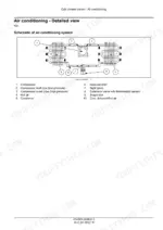 New_Holland_TD5.65_TD5.75_TD5.85_TD5.95_TD5.105_TD5.115_Tractor_Service_Manual_47445474.pdf-cab-climate-control-886-1.webp New Holland TD5.65–TD5.115 tractor air conditioning system schematic with legend