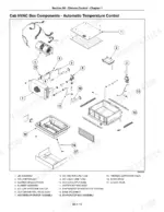New Holland TG215-TG305 tractor cab HVAC box components exploded view