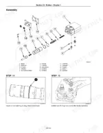 New Holland TG215-TG305 tractor brake valve assembly exploded view