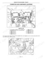 New Holland TG215-TG305 tractor rear of cab connector and component locations