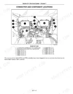 New Holland TG215-TG305 tractor rear of cab controller connector locations