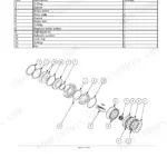 New Holland TH6.32-TH9.35 telehandler hydraulic service brakes exploded view with parts list