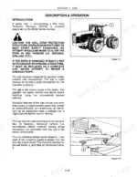 Versatile 80 and 82 Series cab description and roll over protective structure